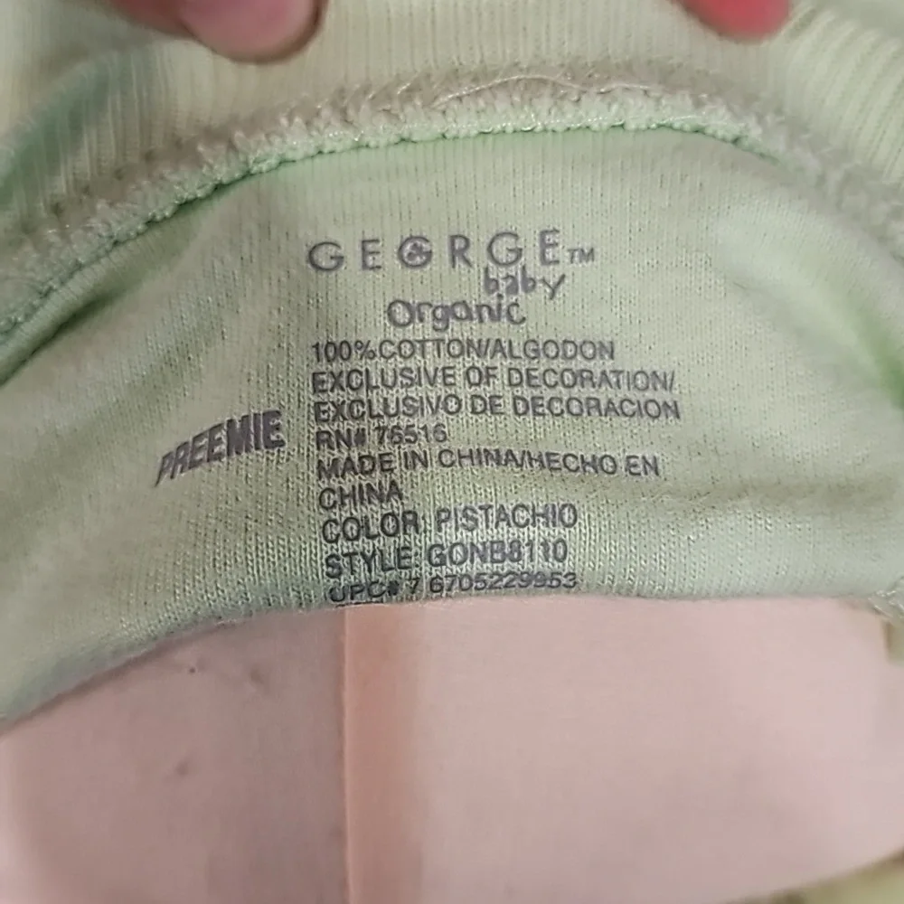 F 3 premie onesies green yellow tan - Picture 8 of 8
